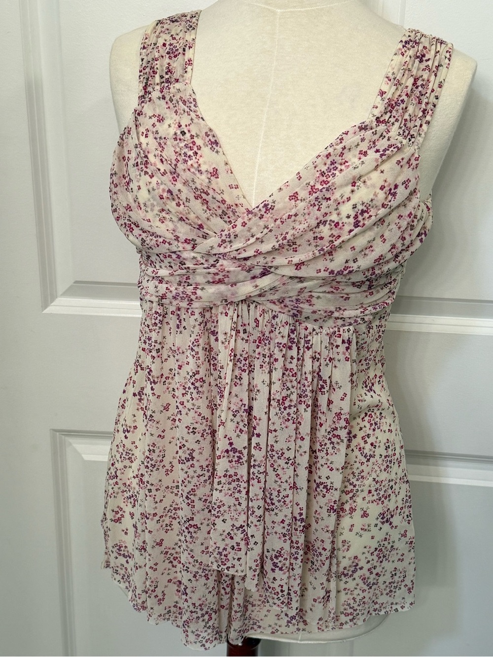 Express Sheer Mesh Tank